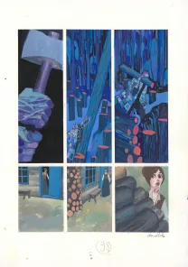 Planche couleur, Frankenstein, David Sala