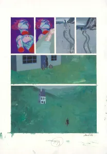 Planche couleur, Frankenstein, David Sala