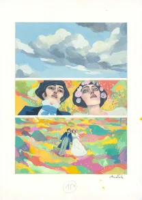 Planche couleur, Frankenstein, David Sala