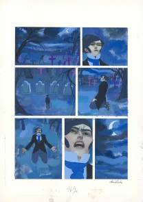 Planche couleur, Frankenstein, David Sala