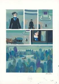 Planche couleur, Frankenstein, David Sala
