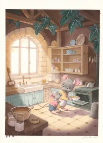Illustration couleur, Julie Mellan