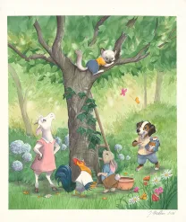 Illustration couleur, Julie Mellan