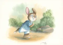 Illustration couleur, Les merveilleuses histoires de Grand Père dans la forêt, Julie Mellan