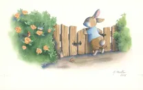 Illustration couleur, Les merveilleuses histoires de Grand Père dans la forêt, Julie Mellan