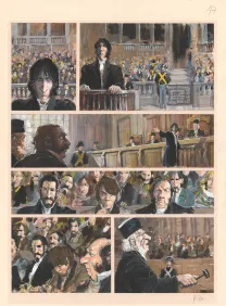 Planche couleur, La Vengeance du Comte Skarbek, Un Cœur de Bronze (T.2), Grzegorz Rosinski