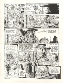 Planche noir et blanc, Lonesome, Le Territoire du sorcier (T.4), Yves Swolfs