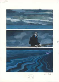 Planche couleur, Frankenstein, David Sala
