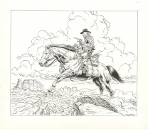 Illustration noir et blanc, Durango, Yves Swolfs