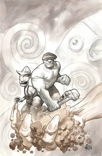 Illustration couleur, The Goon, Eric Powell