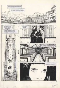 Planche noir et blanc, Marie des Loups, La garde Rouge (T.1), Régis Penet