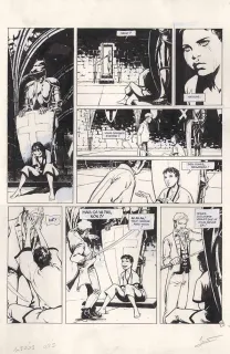 Planche noir et blanc, Marie des Loups, La garde Rouge (T.1), Régis Penet