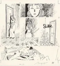 Black and white original page, Anatomie du désordre, Emmanuel Moynot