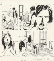Black and white original page, Anatomie du désordre, Emmanuel Moynot