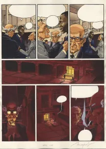 Colored original page, Vieux fou !, Le retour du vieux fou (T.2), Emmanuel Moynot