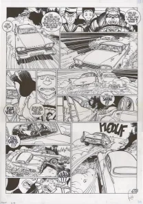 Planche noir et blanc, Le Poisson-clown, Christina (T.2), Fred Simon