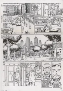 Planche noir et blanc, Le Poisson-clown, Happy (T.1), Fred Simon
