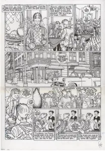 Planche noir et blanc, Le Poisson-clown, Happy (T.1), Fred Simon