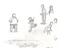Crayonné, Popotka le petit sioux, Fred Simon