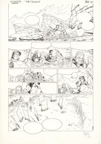 Planche noir et blanc, Kookaburra Universe, Le secret du sniper (T.1), Nicolas Mitric