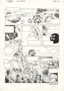 Black and white original page, Kookaburra Universe, Le secret du sniper (T.1), Nicolas Mitric