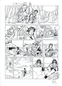 Planche noir et blanc, Kookaburra Universe, Le secret du sniper (T.1), Nicolas Mitric