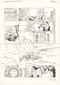 Planche noir et blanc, Kookaburra, Système Ragnarok (T.4), Nicolas Mitric
