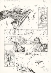 Planche noir et blanc, Kookaburra, Système Ragnarok (T.4), Nicolas Mitric
