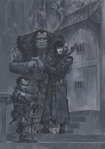 Colored illustration, Warhammer, Adrian Smith