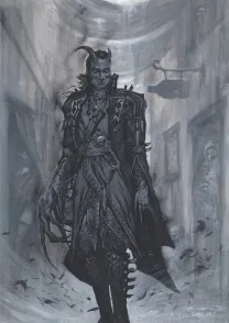 Illustration couleur, Adrian Smith
