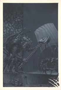 Planche noir et blanc, Warhammer, Tooth and Claim (T.3), Adrian Smith