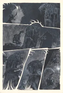 Planche noir et blanc, Warhammer, Tooth and Claim (T.3), Adrian Smith