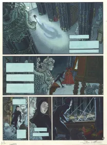 Black and white original page, Fée et tendres automates, Jam (T.1), Béatrice Tillier