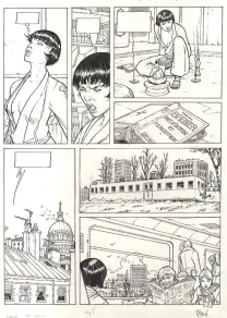 Planche noir et blanc, La Malédiction de Zener, Sibylle (T.1), Philippe Adamov