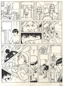 Planche noir et blanc, La Malédiction de Zener, Sibylle (T.1), Philippe Adamov