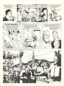 Planche noir et blanc, Louis la Guigne, L'escouade pourpre (T.5), Jean-Paul Dethorey