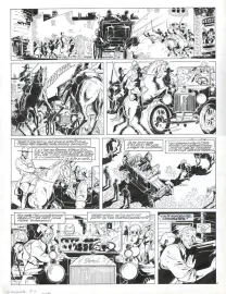 Planche noir et blanc, Louis la Guigne, Les vagabonds (T.7), Jean-Paul Dethorey