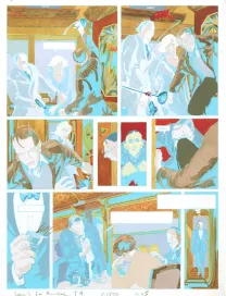 Color layout, Louis la Guigne, Le jour des faucons (T.4), Jean-Paul Dethorey