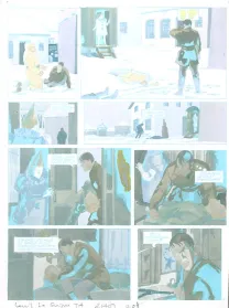 Color layout, Louis la Guigne, Le jour des faucons (T.4), Jean-Paul Dethorey