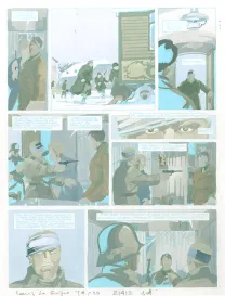 Color layout, Louis la Guigne, Le jour des faucons (T.4), Jean-Paul Dethorey