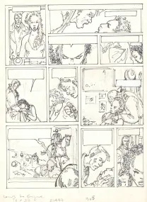 Illustration noir et blanc, Louis la Guigne, Charleston (T.6), Jean-Paul Dethorey