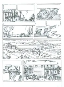 Illustration noir et blanc, Louis la Guigne, Fureur (T.8), Jean-Paul Dethorey