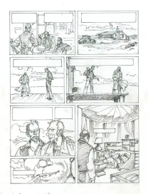 Illustration noir et blanc, Louis la Guigne, Fureur (T.8), Jean-Paul Dethorey