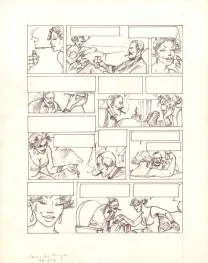 Illustration noir et blanc, Louis la Guigne, Fureur (T.8), Jean-Paul Dethorey