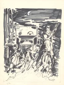 Projet de couverture, Louis la Guigne, Les vagabonds (T.7), Jean-Paul Dethorey