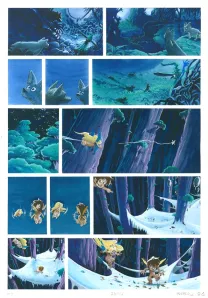 Planche couleur, Les Orphelins, Première partie, Cyril Knittel