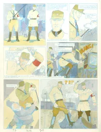 Mise en couleurs, Louis la Guigne, Un automne à Berlin (T.3), Jean-Paul Dethorey