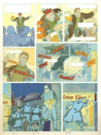 Mise en couleurs, Louis la Guigne, Un automne à Berlin (T.3), Jean-Paul Dethorey