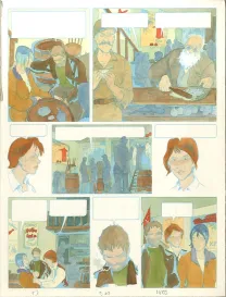 Mise en couleurs, Louis la Guigne, Un automne à Berlin (T.3), Jean-Paul Dethorey