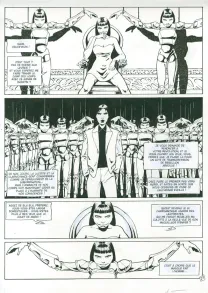 Planche noir et blanc, Marie des Loups, Le sang des loups (T.3), Régis Penet